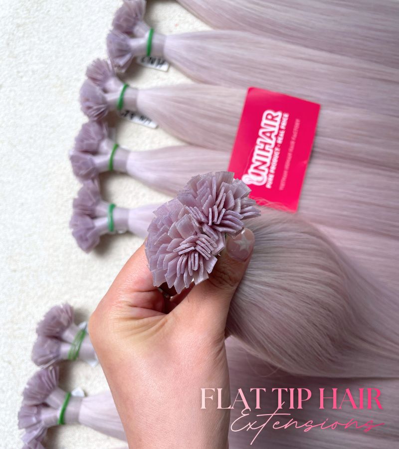 10.1 Flat Tip Hair Extensions | Straight - Shopcbeauty