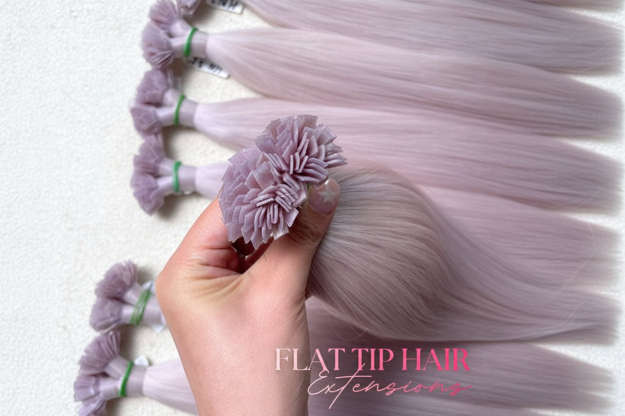 #10.1 Flat Tip Hair Extensions | Straight | C Beauty