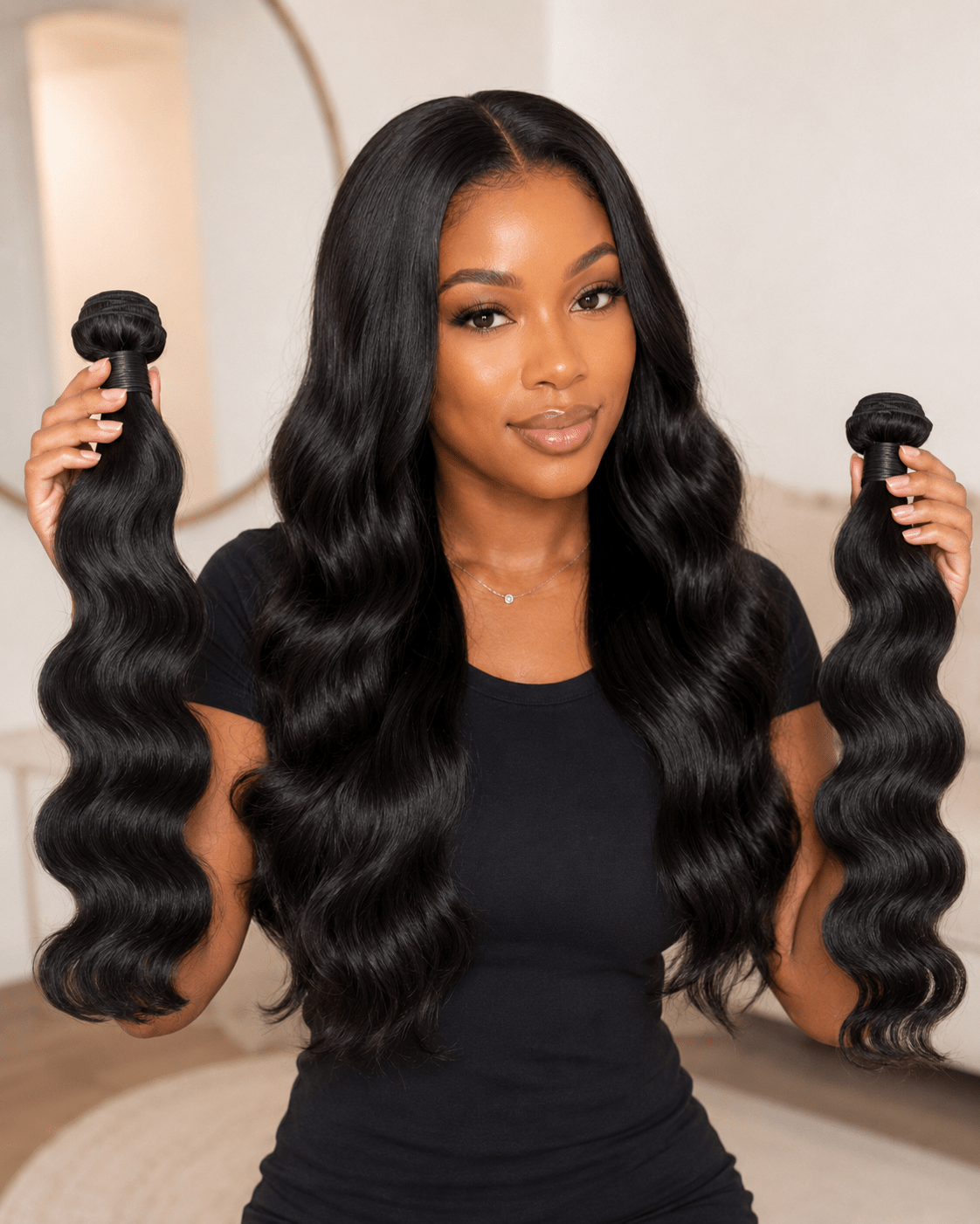 Natural wavy weft hair bundle Vietnamese human hair | C Beauty
