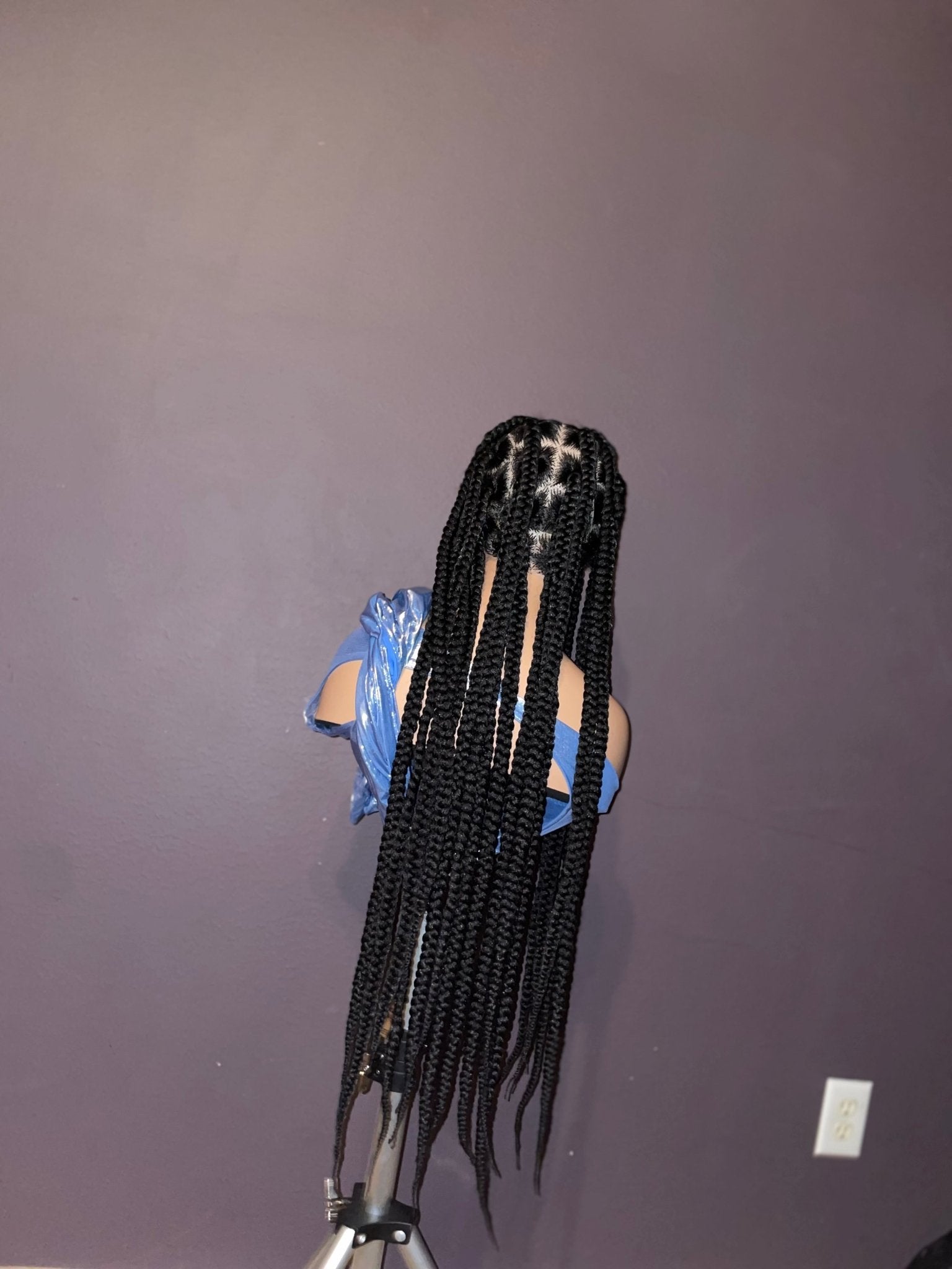 36” Full lace braided wig - Shopcbeauty