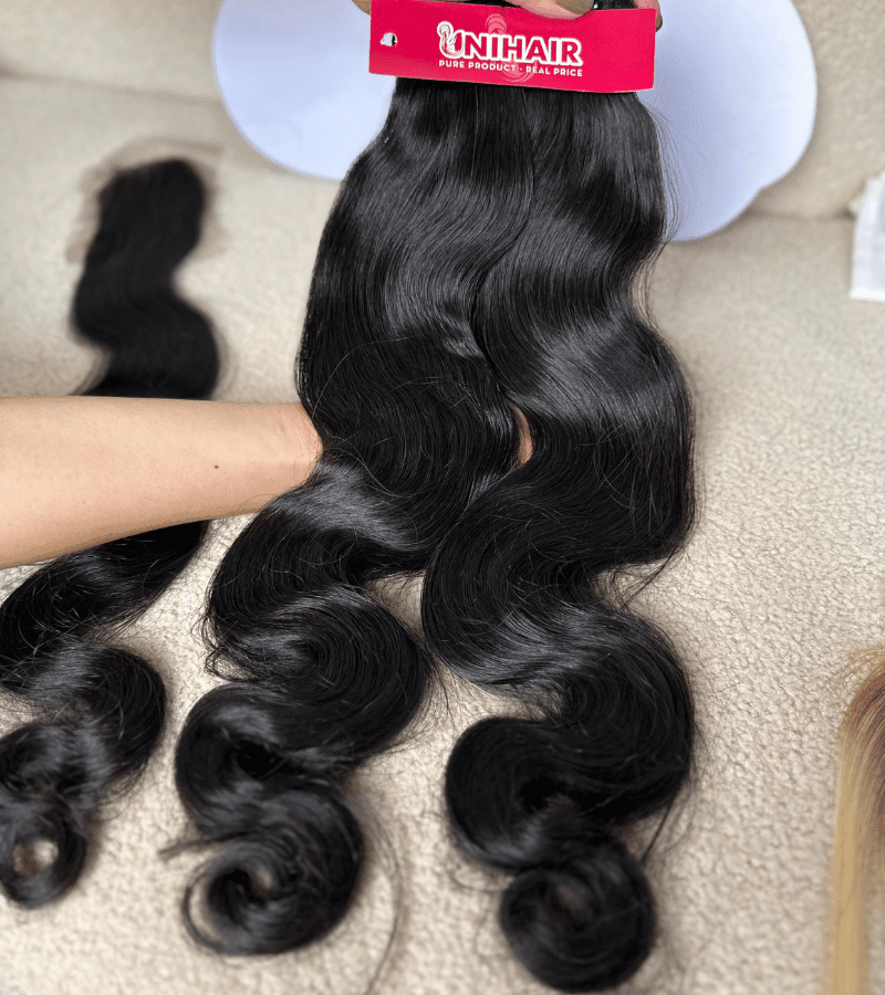Body wave double drawn Remy weft bundle Vietnamese hair C Beauty