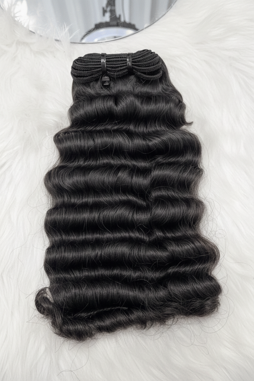 Deep wave double drawn Remy weft bundle Vietnamese hair C Beauty