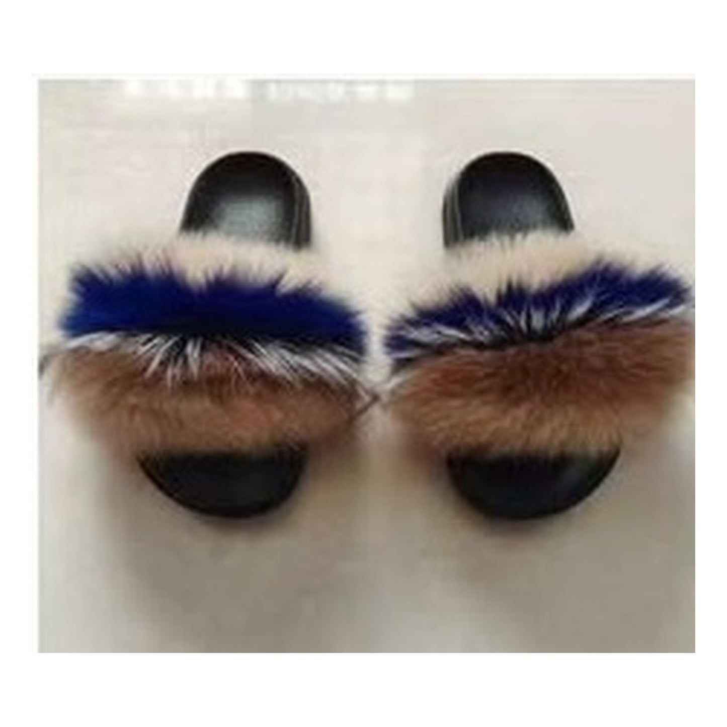 Fox Fur Slides Style F-468