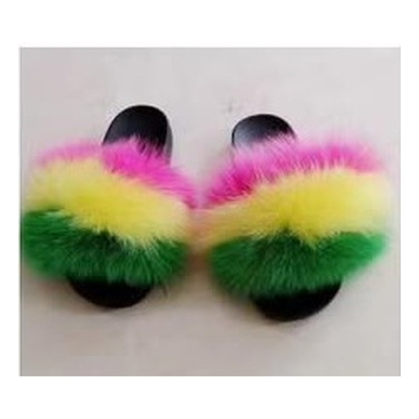 Fox Fur Slides Style F-478