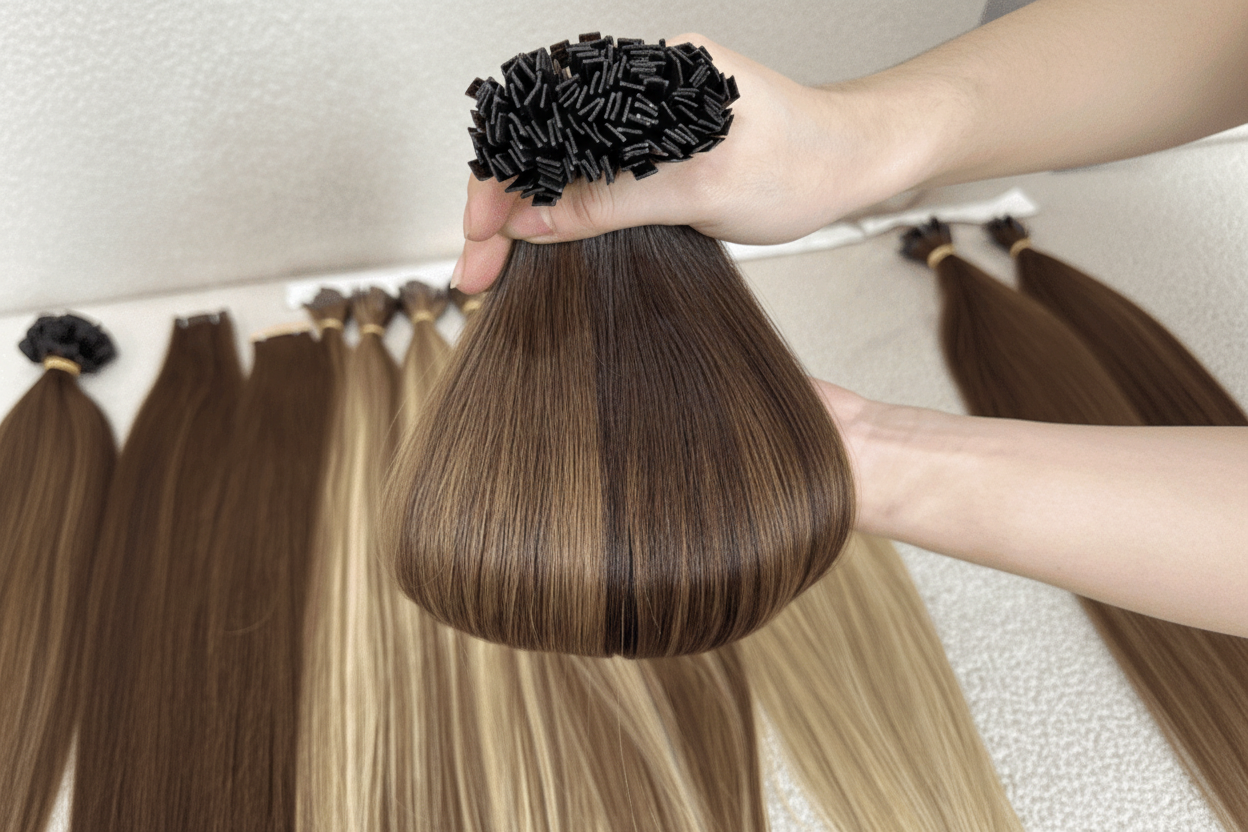 Dubai Color Flat Tip Hair Extensions | C Beauty