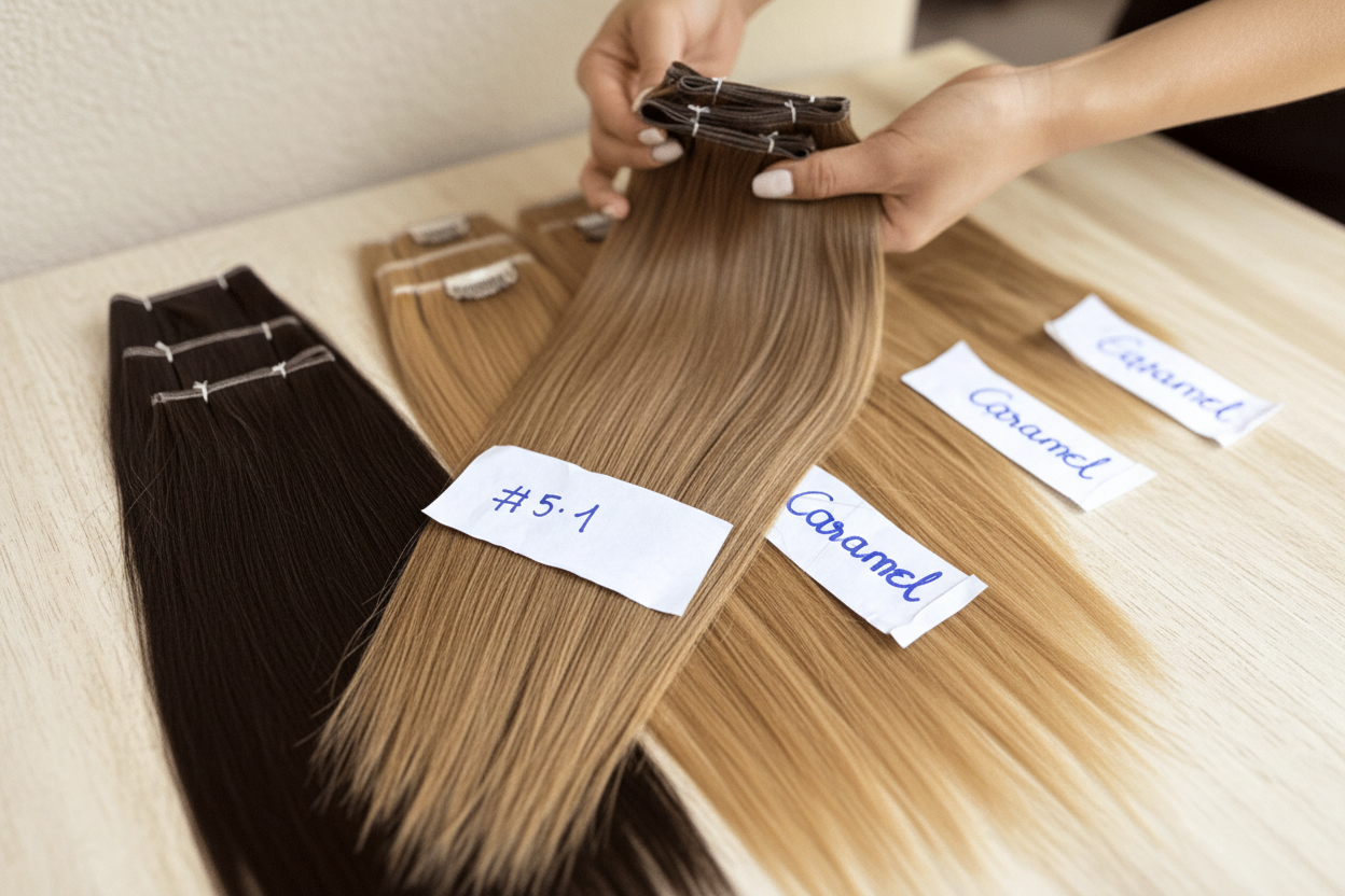 #5.1 Genius Weft Hair Extensions | Straight Human Hair | C Beauty