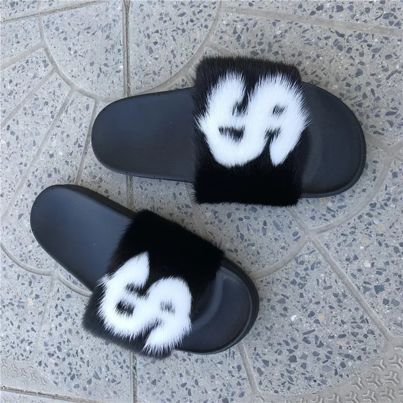 Real mink fur teddy bear slippers | C Beauty