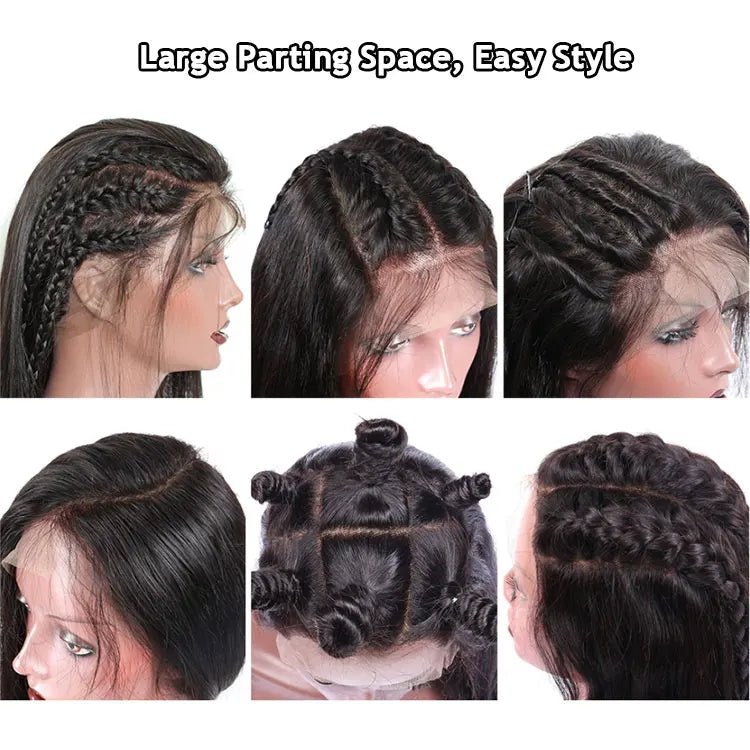 13×6 HD Lace Curly Frontal Wig — 100% Human Hair - C Beauty Accessories