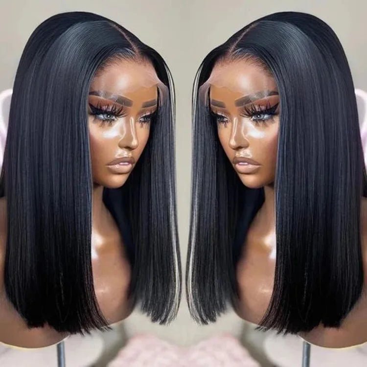 13×4 HD Lace Bone Straight Frontal Wig — 100% Human Hair - C Beauty Accessories
