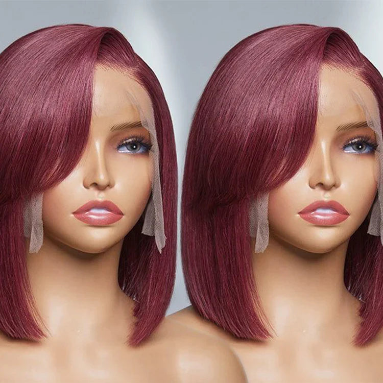 4×4 HD Lace Kinky Straight Closure Wig — 100% Human Hair