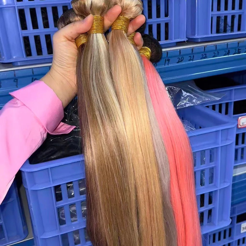 100% Unprocessed Human Hair Color Stock Bundle - C Beauty Accessories