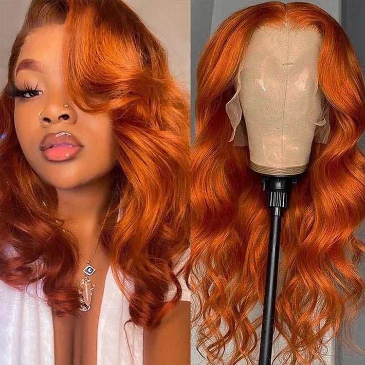 13×6 HD Lace Body Wave Ombré Frontal Wig — 100% Human Hair - C Beauty Accessories