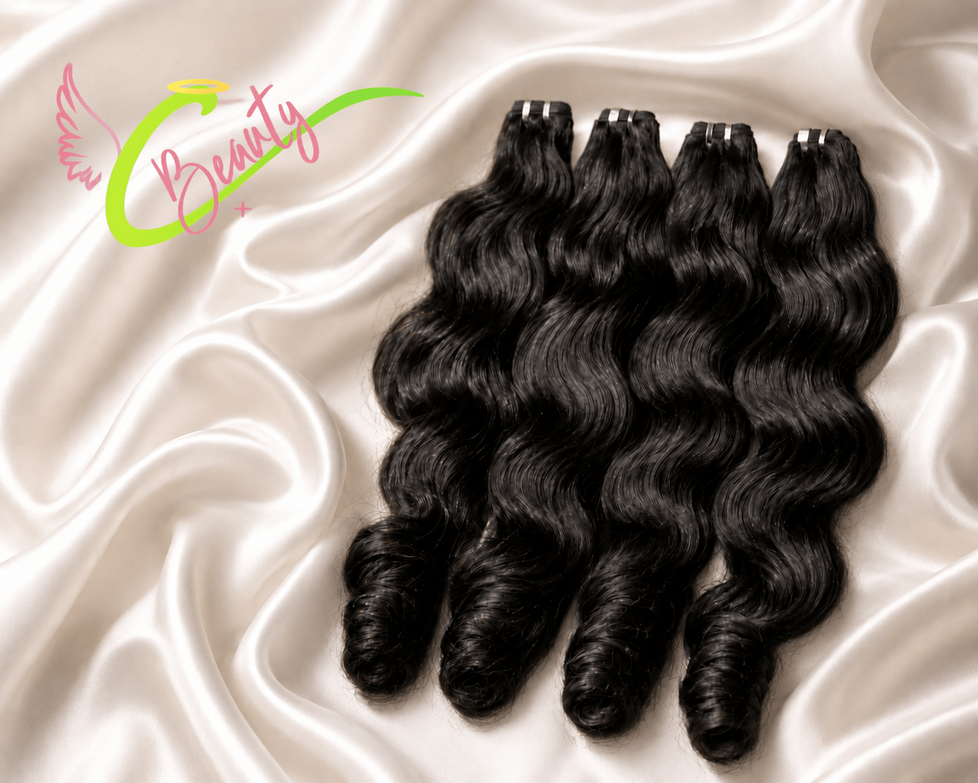 Natural wavy raw hair weft bundle Vietnamese hair | C Beauty