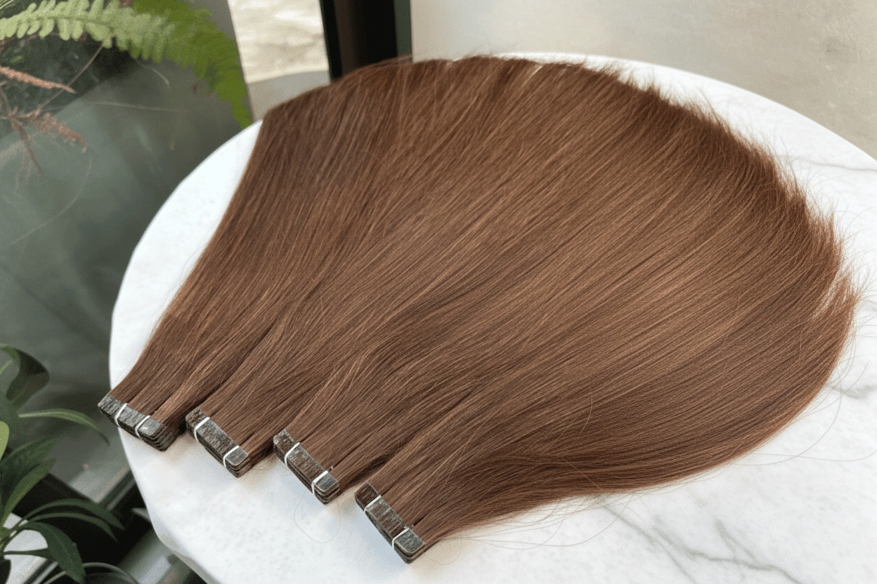 #6 Tape-In Hair Extensions | Straight Human Hair | C Beauty
