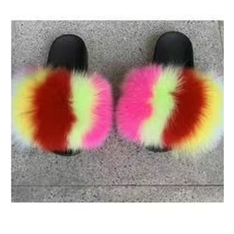 Fox Fur Slides – Style F-530 - C Beauty Accessories