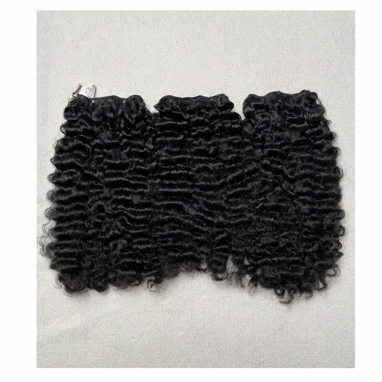 Kinky curly Vietnamese hair bundle natural black 100g C Beauty