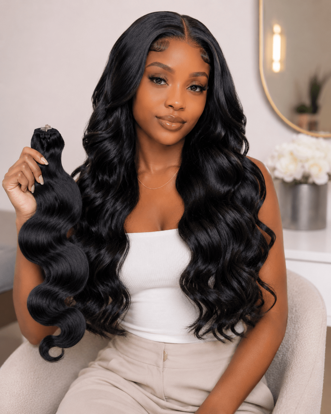 Body Wavy Raw Hair Weft Bundle - C Beauty Accessories