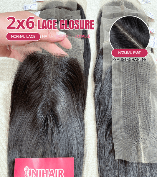 2x6 lace closure Vietnamese human hair natural black C Beauty