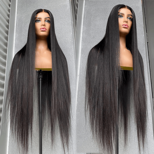 13x6 transparent lace frontal wig - straight, 100% human hair | C Beauty