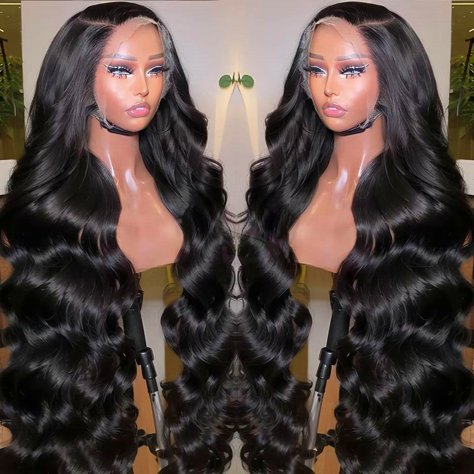 13x4 transparent lace frontal wig - straight, 100% human hair | C Beauty