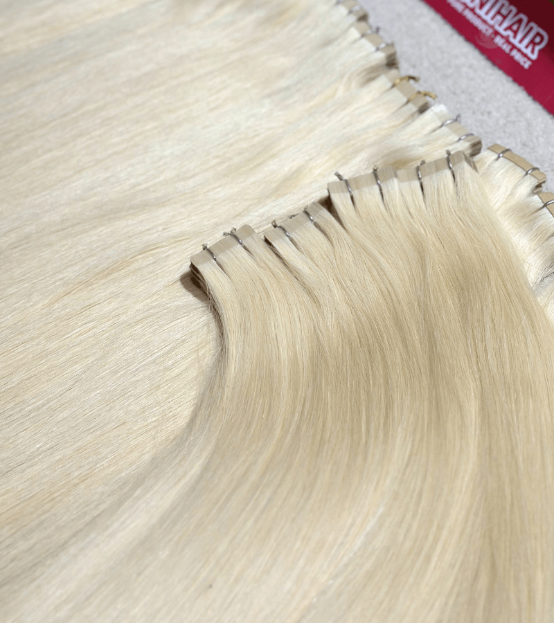 60 Tape-In Hair Extensions | Straight Human Hair - Shopcbeauty