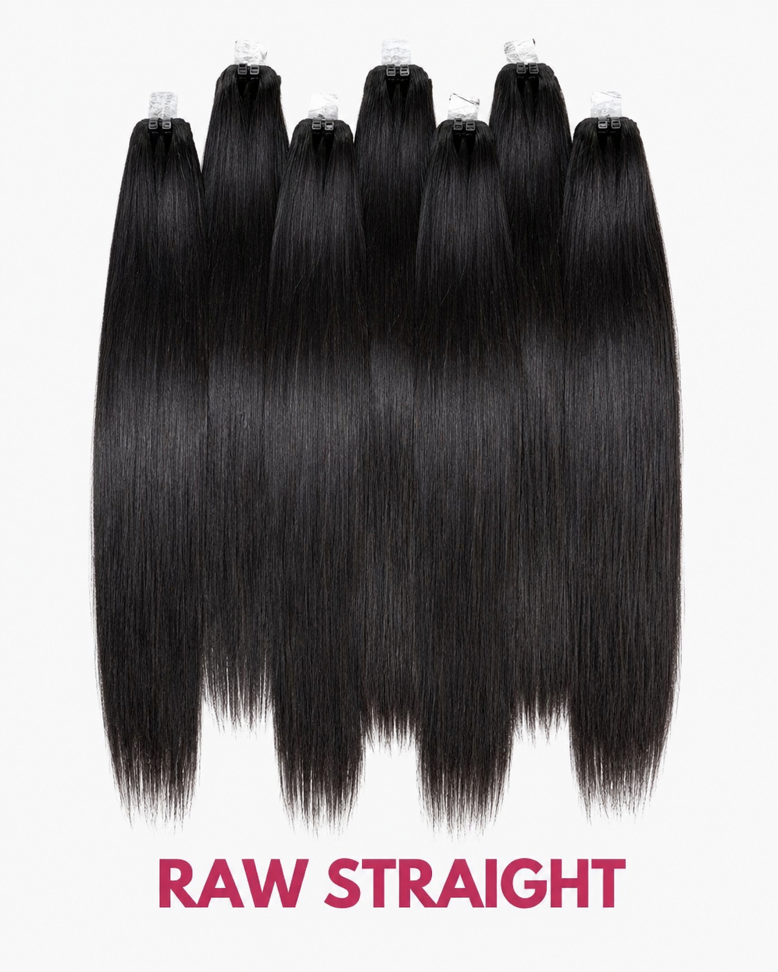 Raw straight weft bundle silky smooth finish C Beauty