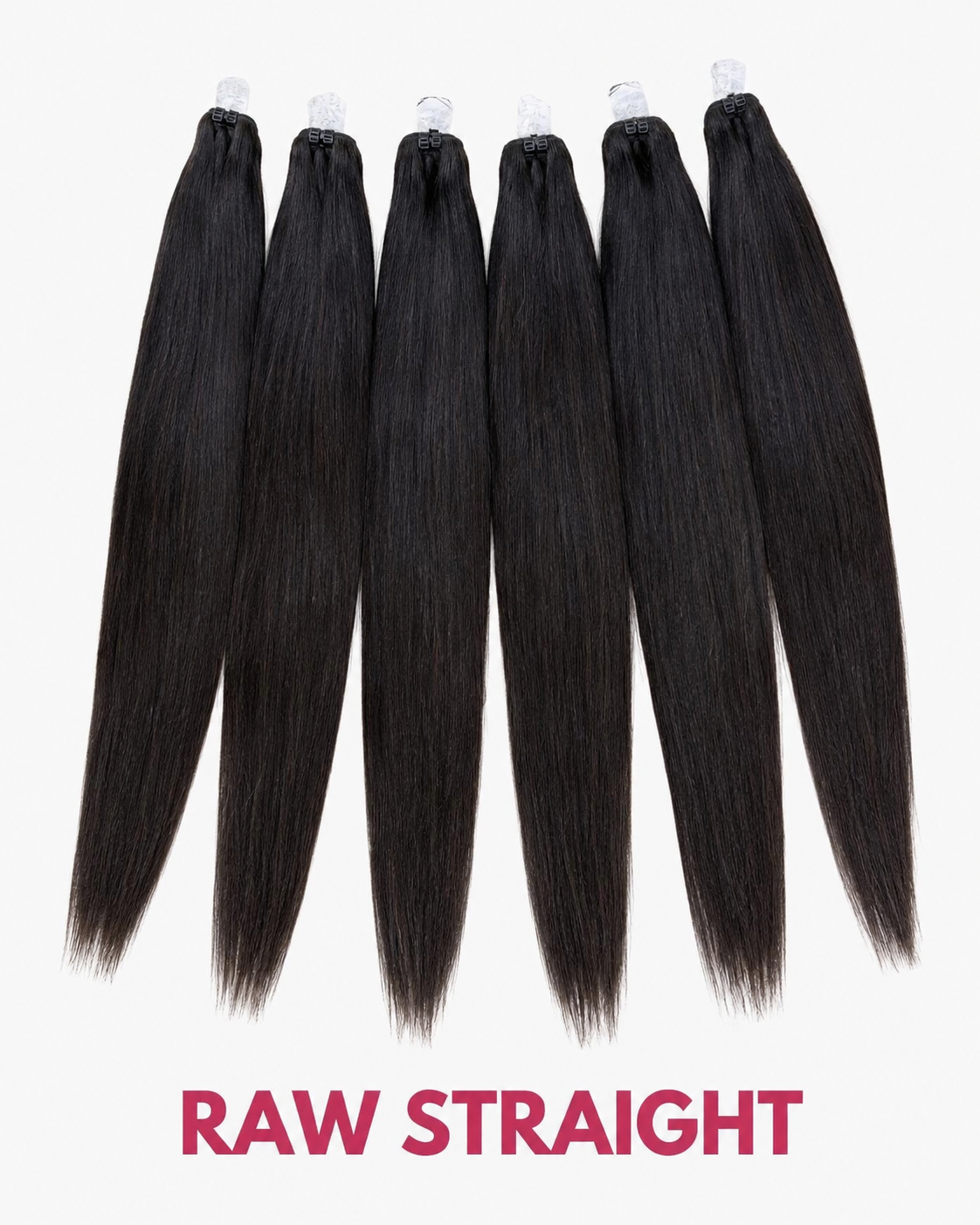 Raw straight hair bundle side view C Beauty