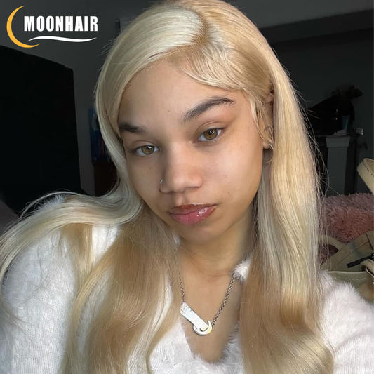 613 blonde HD lace front wig - 100% human hair | C Beauty