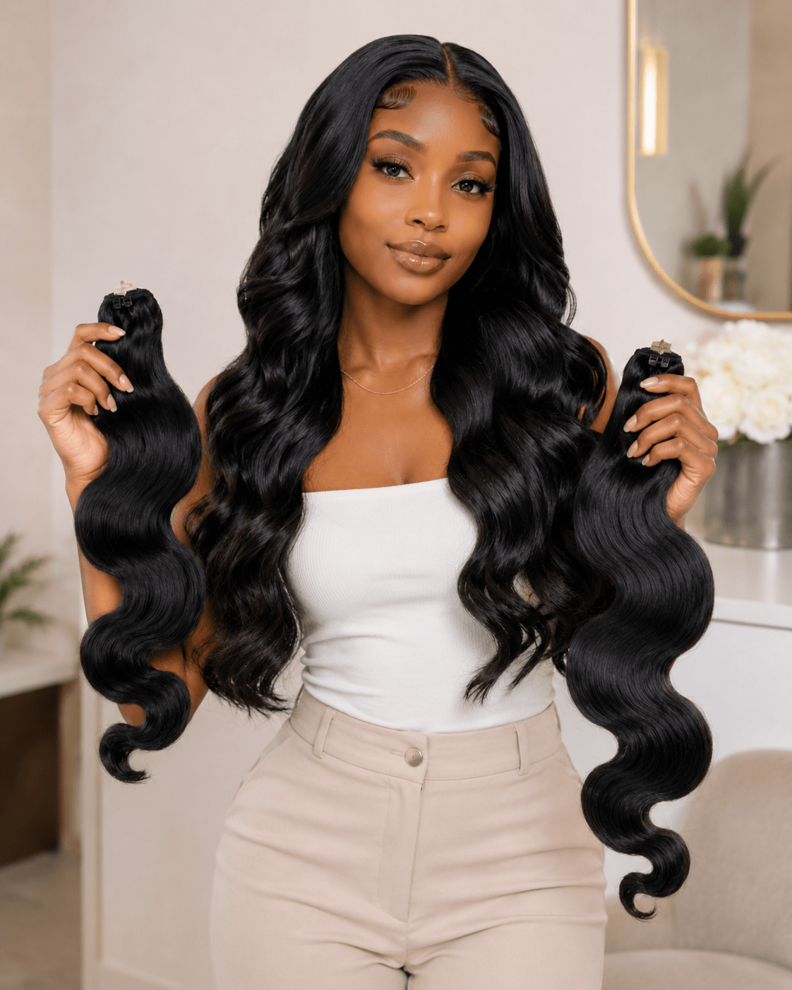 Body Wavy Raw Hair Weft Bundle - C Beauty Accessories