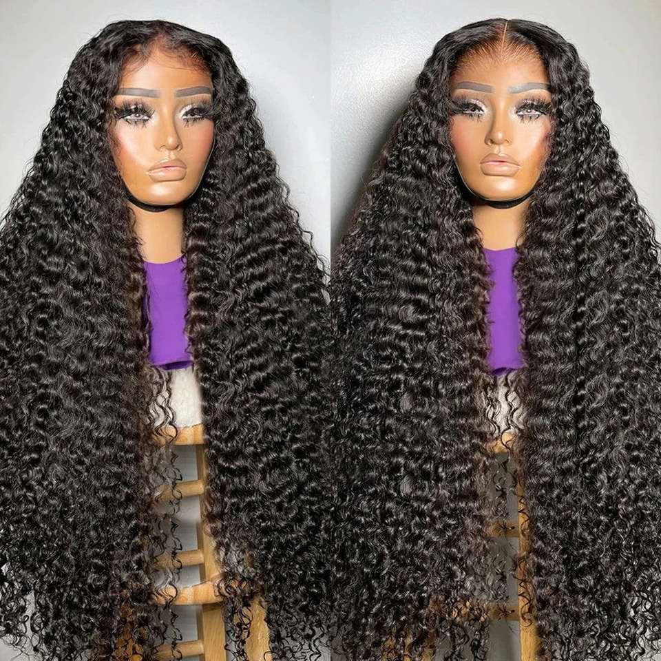 13x4 transparent lace frontal wig - deep wave, 100% human hair | C Beauty