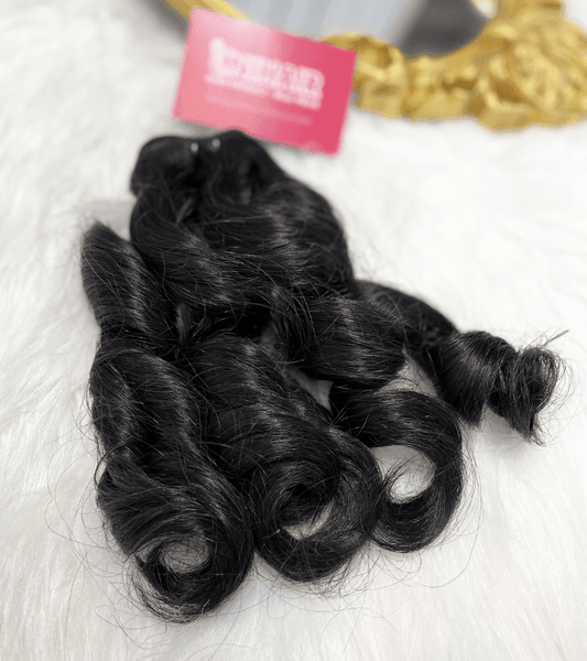 Curly 6R Remy Weft Hair Bundle | Double Drawn - Shopcbeauty