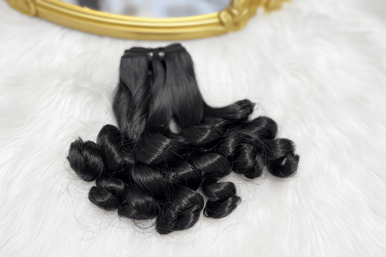 Loose Curly 2 Remy Weft Hair Bundle | Double Drawn - Shopcbeauty