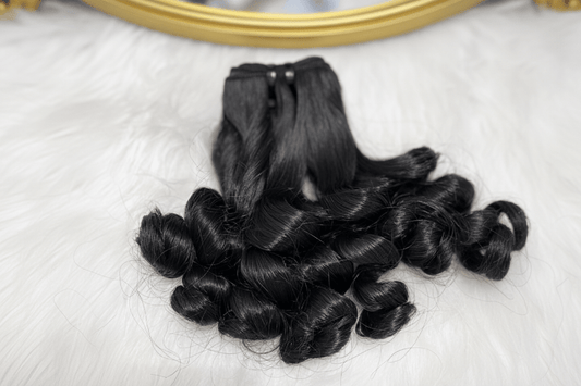 Loose curly double drawn Remy weft bundle Vietnamese hair | C Beauty