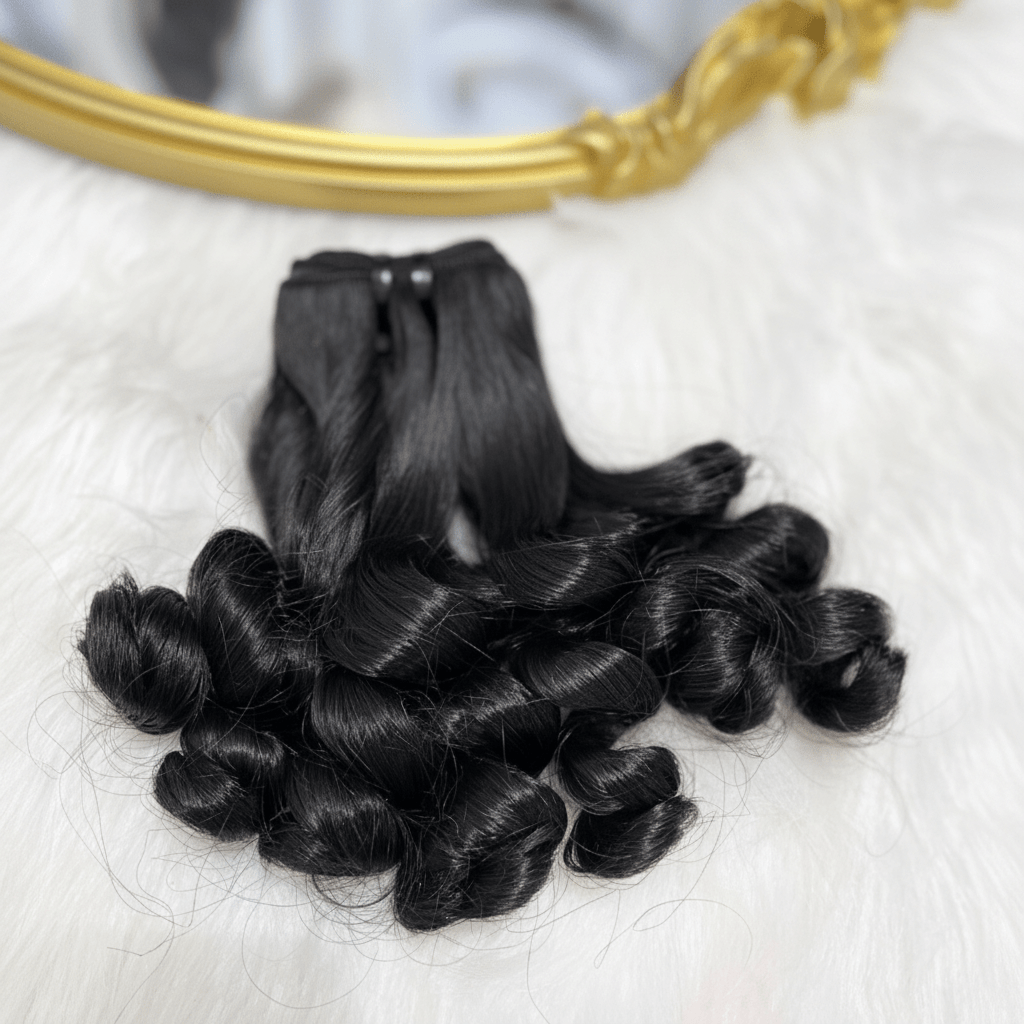 Loose Curly 2 Remy Weft Hair Bundle | Double Drawn - Shopcbeauty