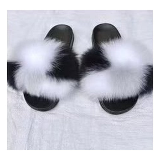 Fox Fur Slides – Style F-451 - C Beauty Accessories
