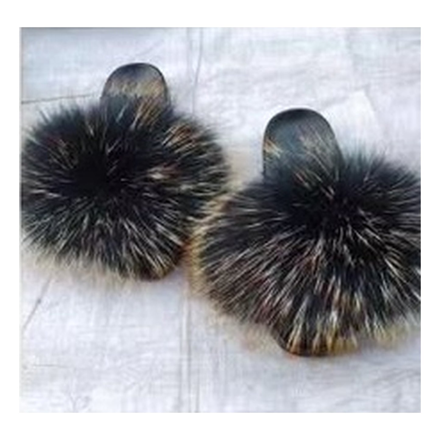 Fox Fur Slides Style F-452