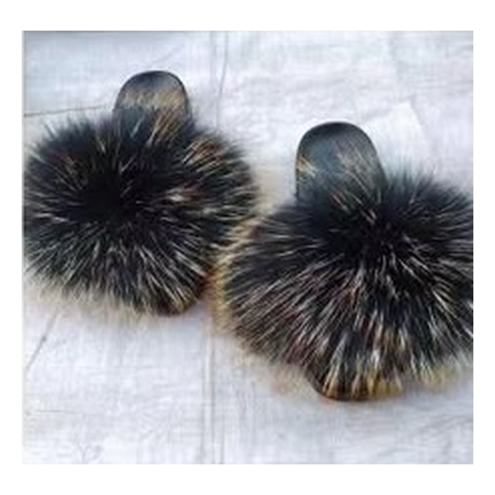 Fox Fur Slides Style F-452
