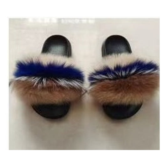 Fox Fur Slides – Style F-468 - C Beauty Accessories