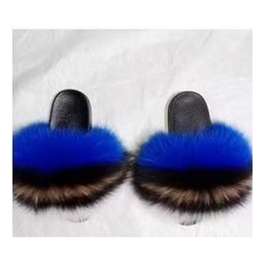 Fox Fur Slides – Style F-471 - C Beauty Accessories