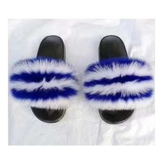 Fox Fur Slides – Style F-477 - C Beauty Accessories