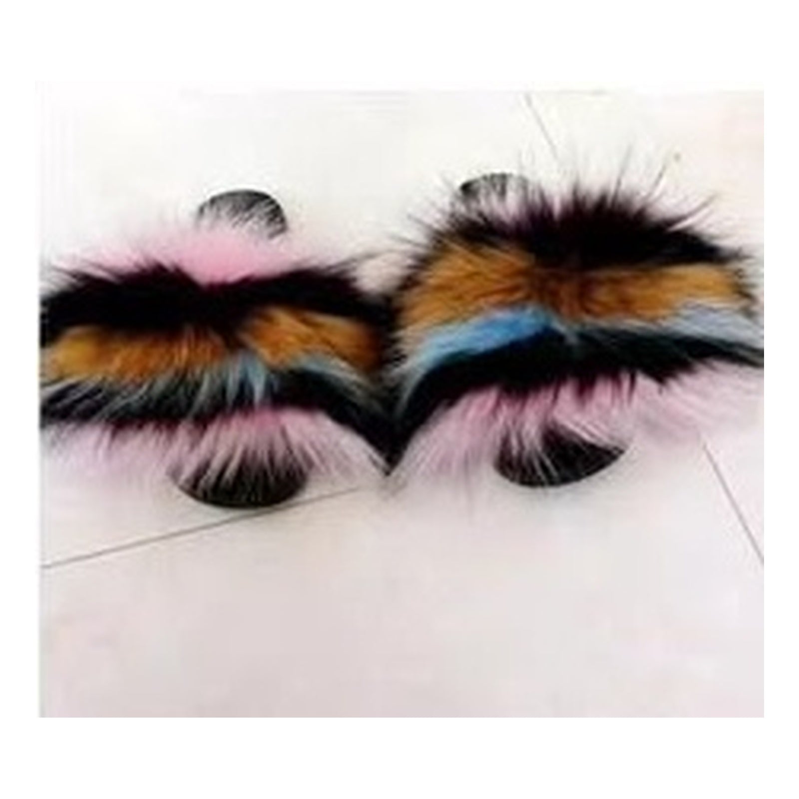 Fox Fur Slides Style F-479