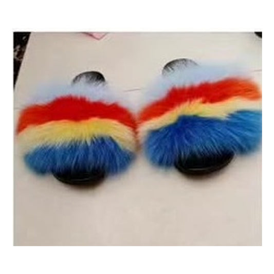 Fox Fur Slides – Style F-480 - C Beauty Accessories