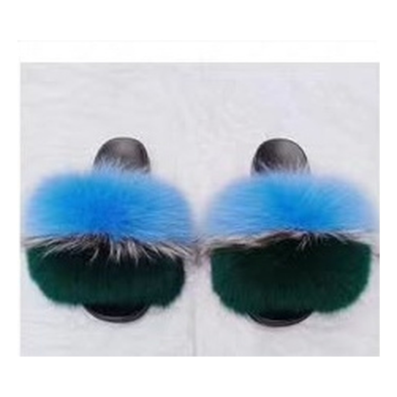 Fox Fur Slides Style F-481