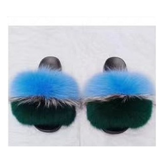 Fox Fur Slides – Style F-481 - C Beauty Accessories