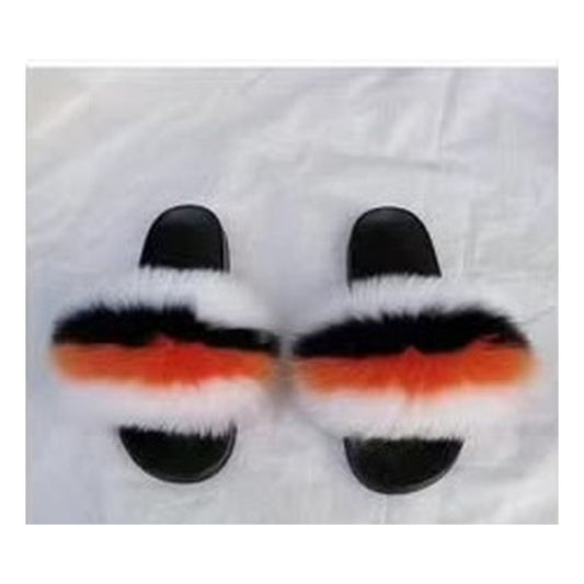 Fox Fur Slides – Style F-482 - C Beauty Accessories