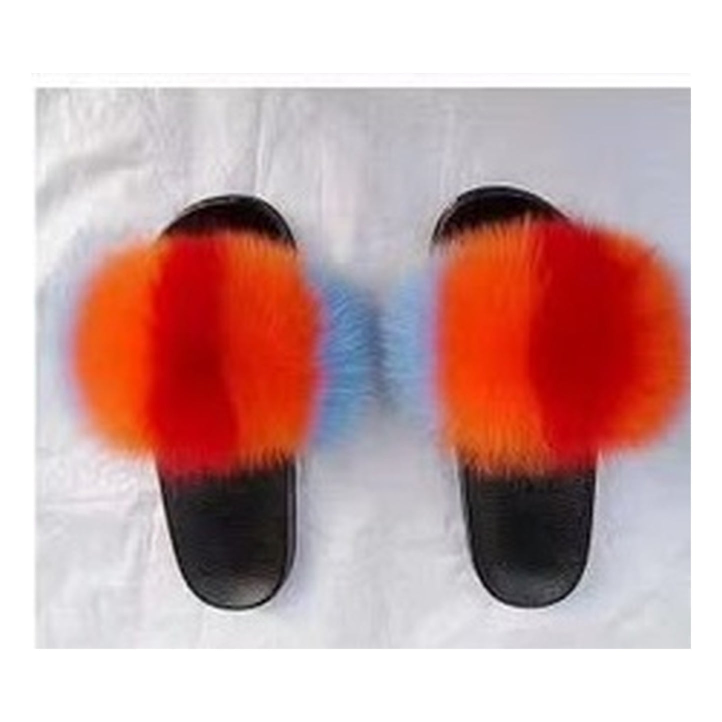 Fox Fur Slides Style F-484