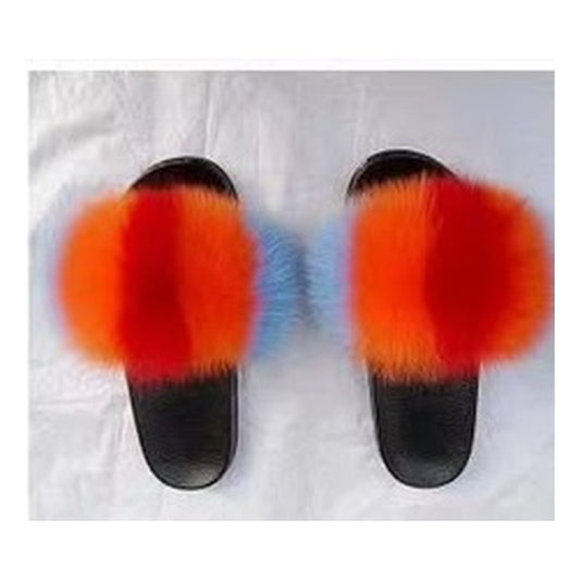 Fox Fur Slides – Style F-484 - C Beauty Accessories