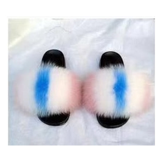 Fox Fur Slides – Style F-486 - C Beauty Accessories