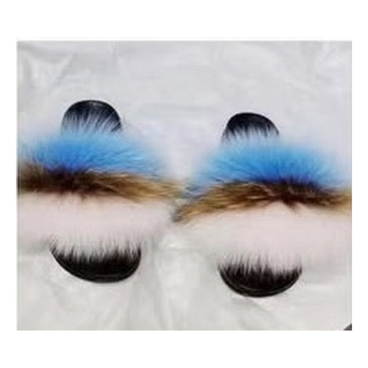 Fox Fur Slides – Style F-490 - C Beauty Accessories