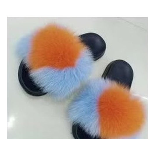 Fox Fur Slides – Style F-492 - C Beauty Accessories